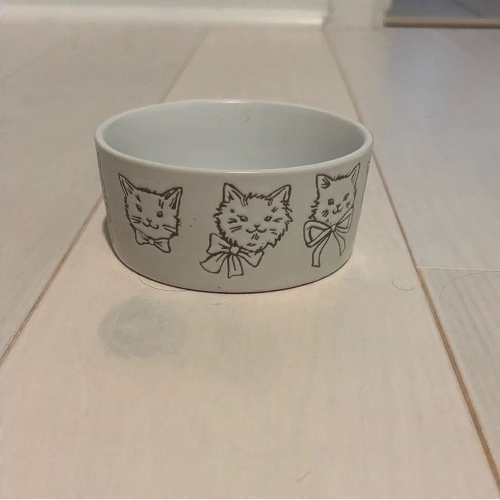 Luna and Sage Cat Ceramic Bowl